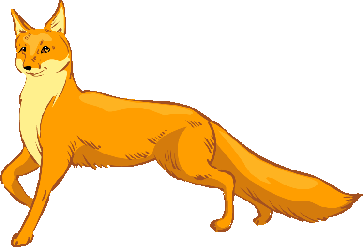 clipart of fox - photo #44