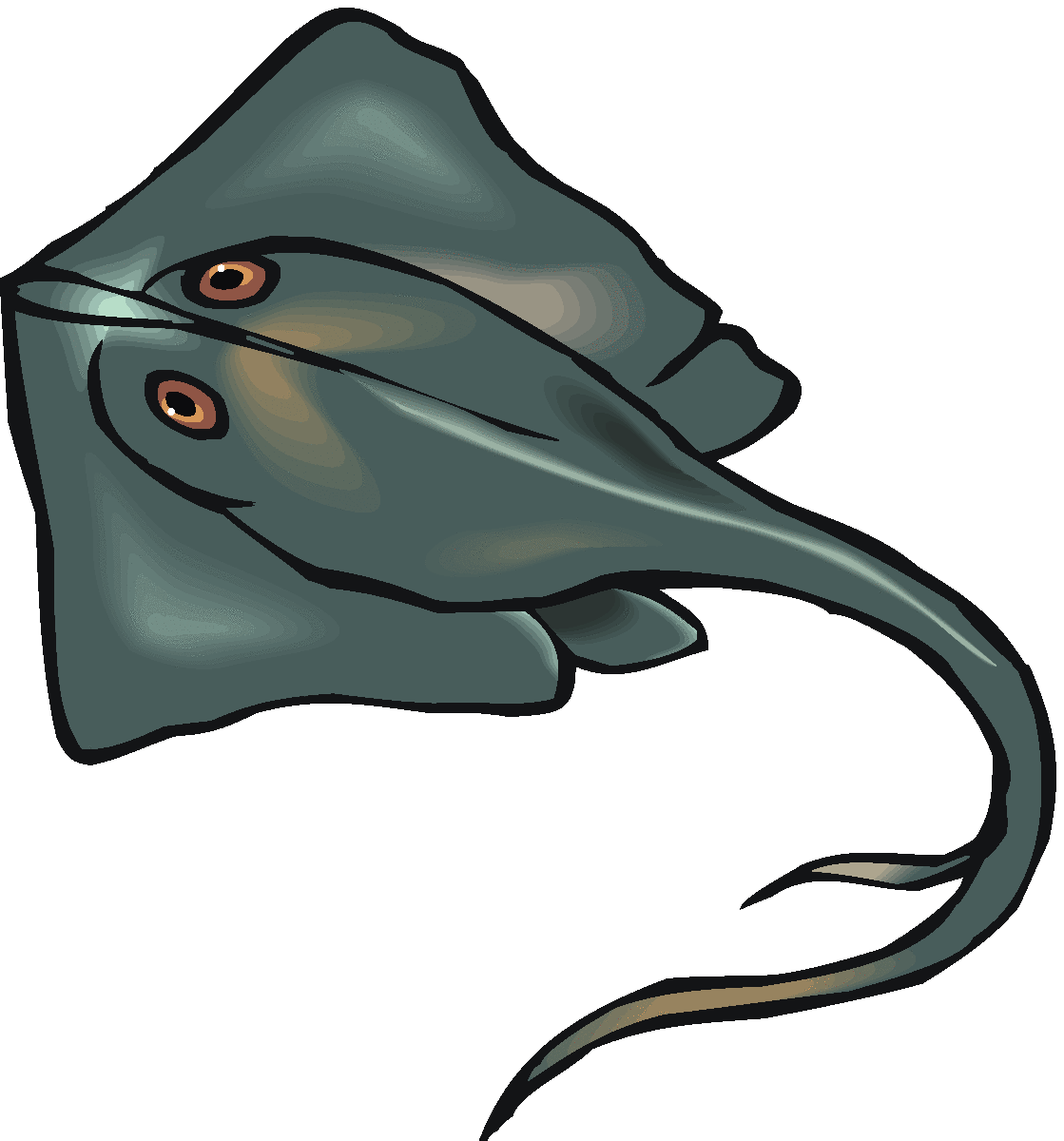 Free Stingray Clipart