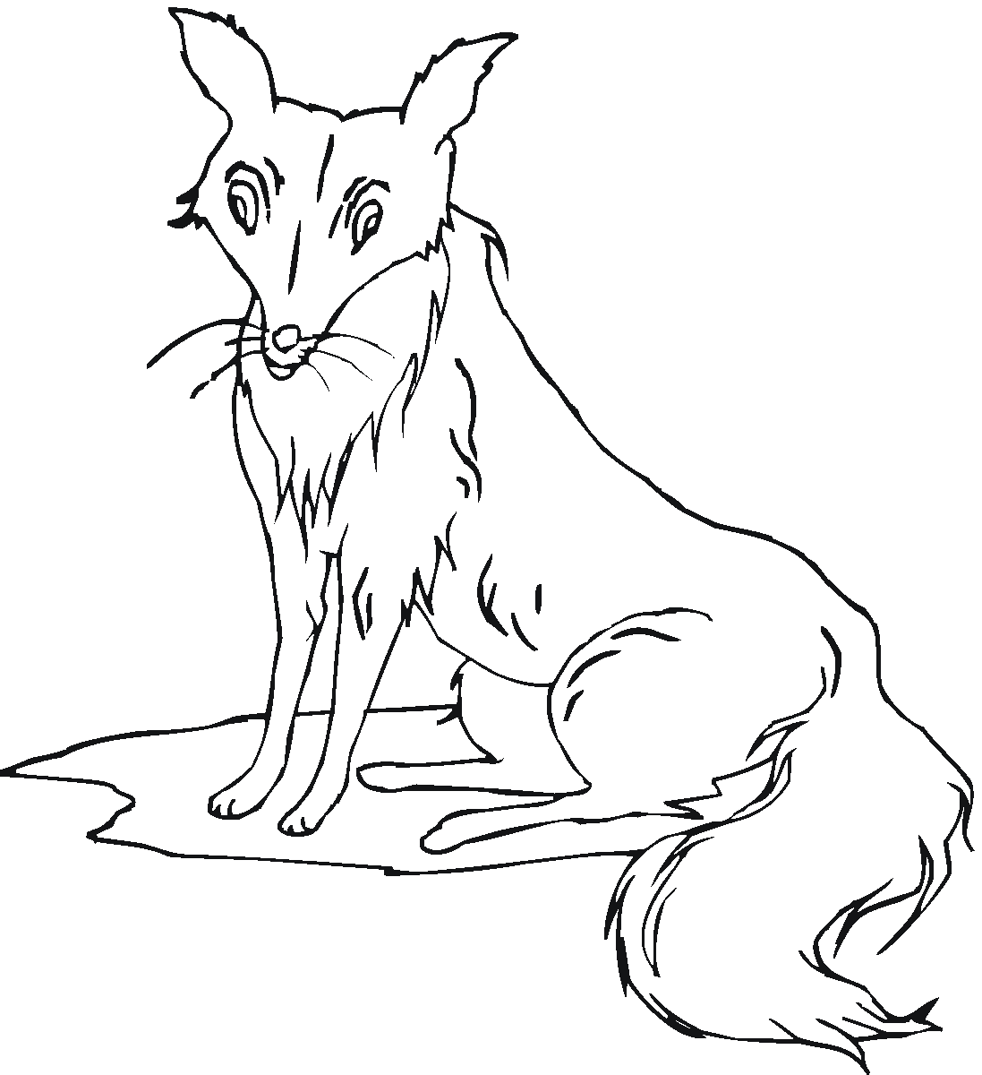 free-fox-coloring-pages