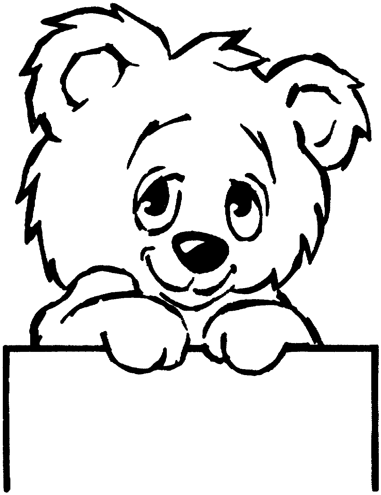 Bear Coloring Worksheet Coloring Pages